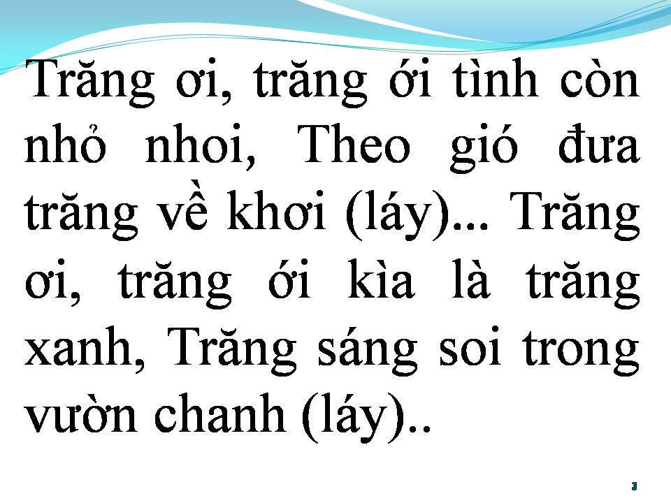 Lời bài hát BÀI CA TRĂNG