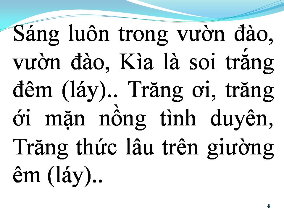 Lời bài hát BÀI CA TRĂNG