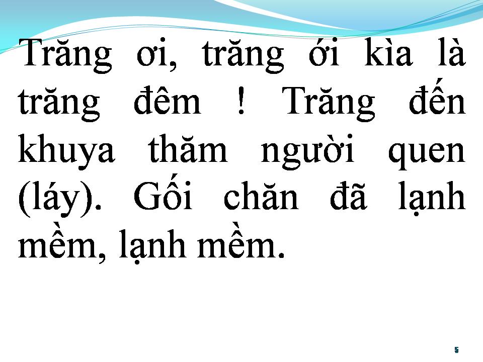 Lời bài hát BÀI CA TRĂNG