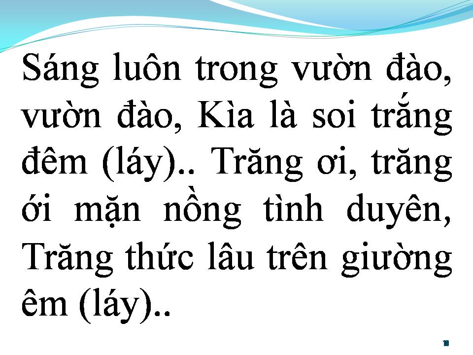 Lời bài hát BÀI CA TRĂNG