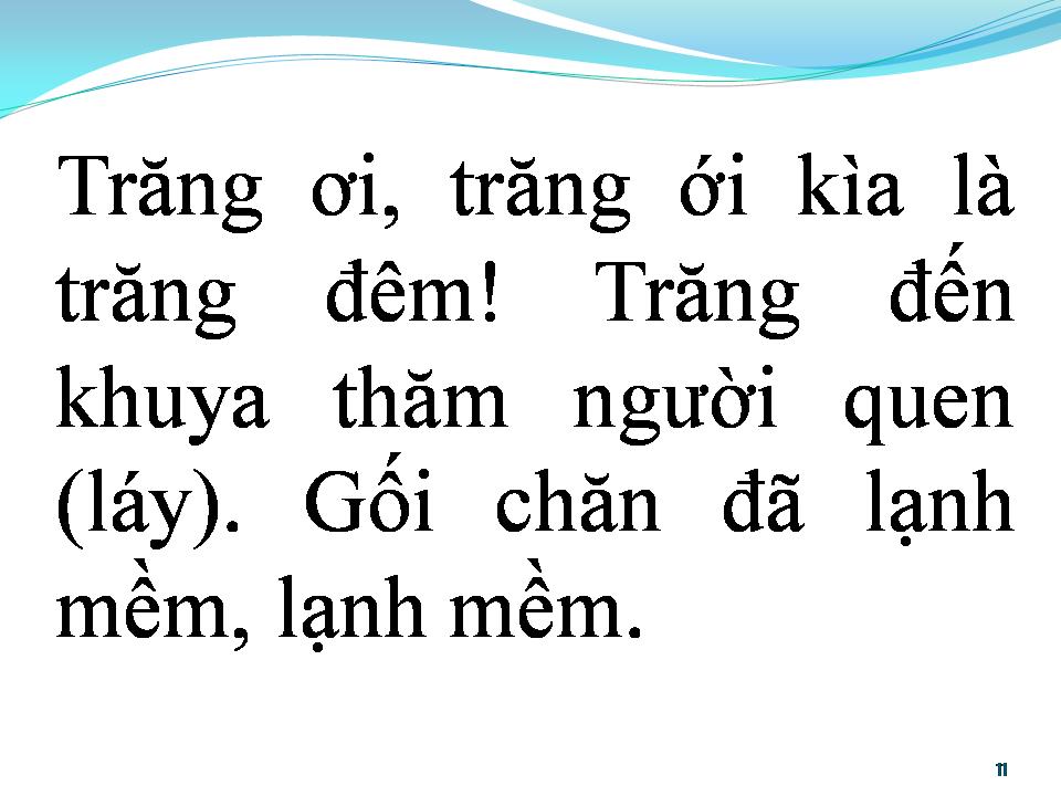 Lời bài hát BÀI CA TRĂNG