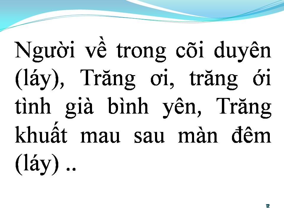Lời bài hát BÀI CA TRĂNG