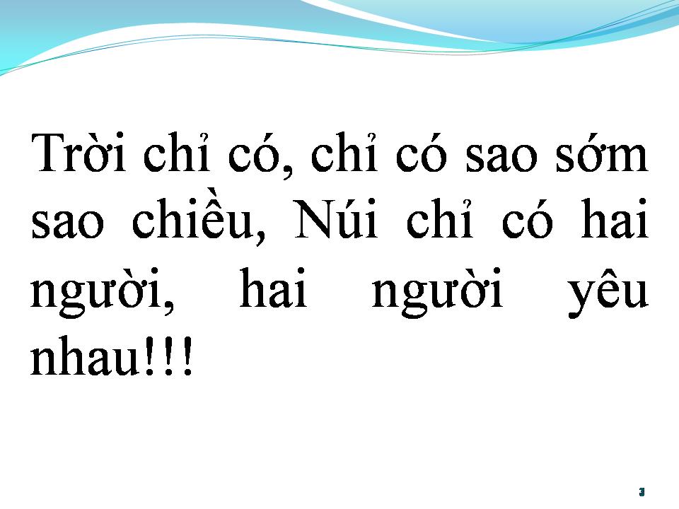 Lời bài hát BÀI CA TRÊN NÚI
