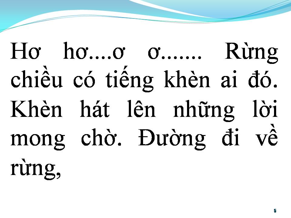Lời bài hát BÀI CA TRÊN NÚI