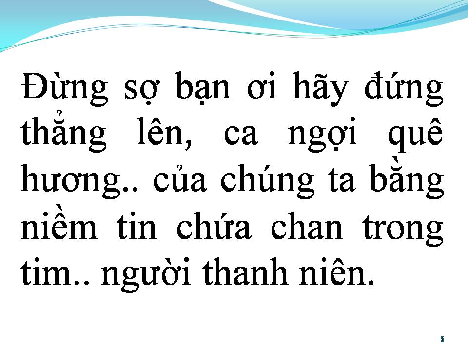 Lời bài hát BÀI CA TUỔI TRẺ
