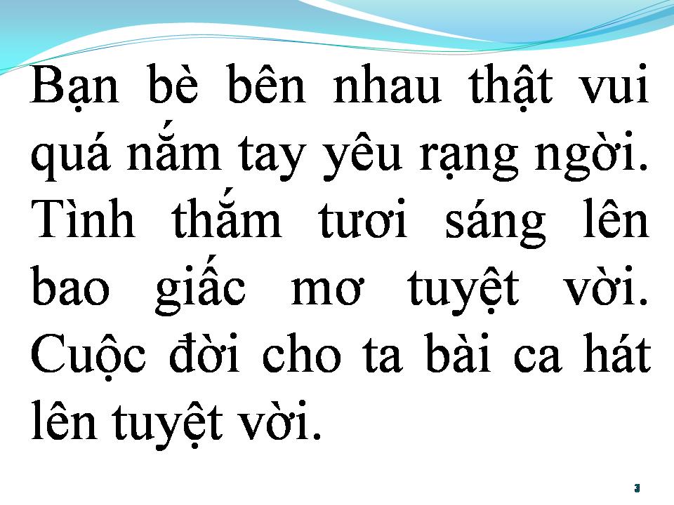 Lời bài hát BÀI CA YÊU ĐỜI