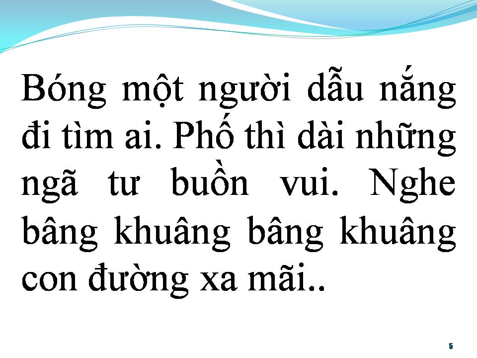 Lời bài hát BÀI HÁT BUỒN