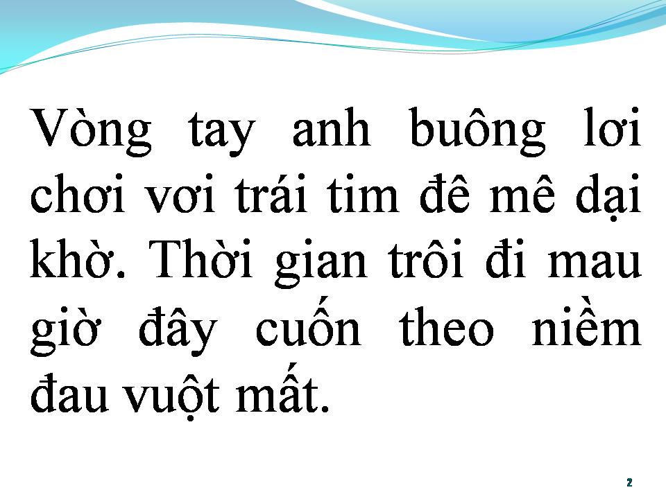 Lời bài hát BÀI HÁT CHO EM