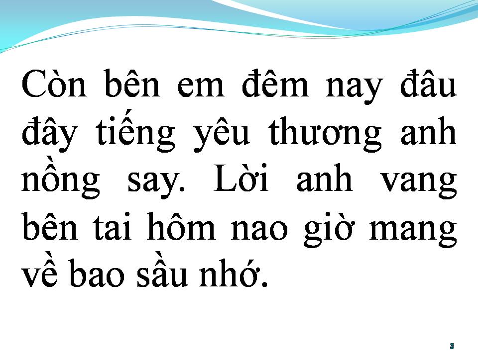 Lời bài hát BÀI HÁT CHO EM