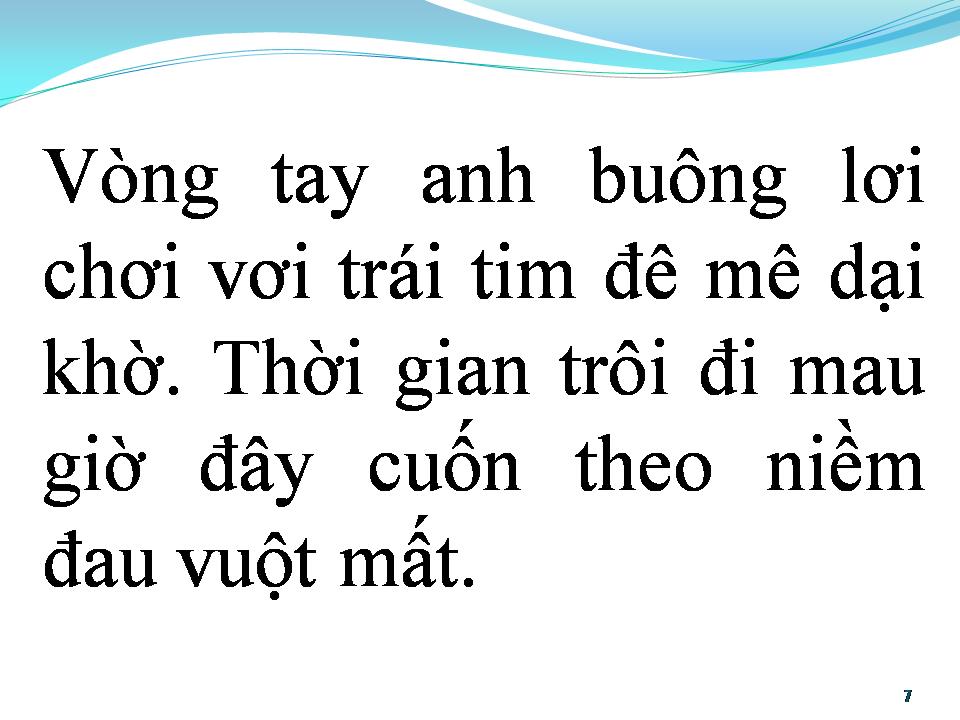 Lời bài hát BÀI HÁT CHO EM