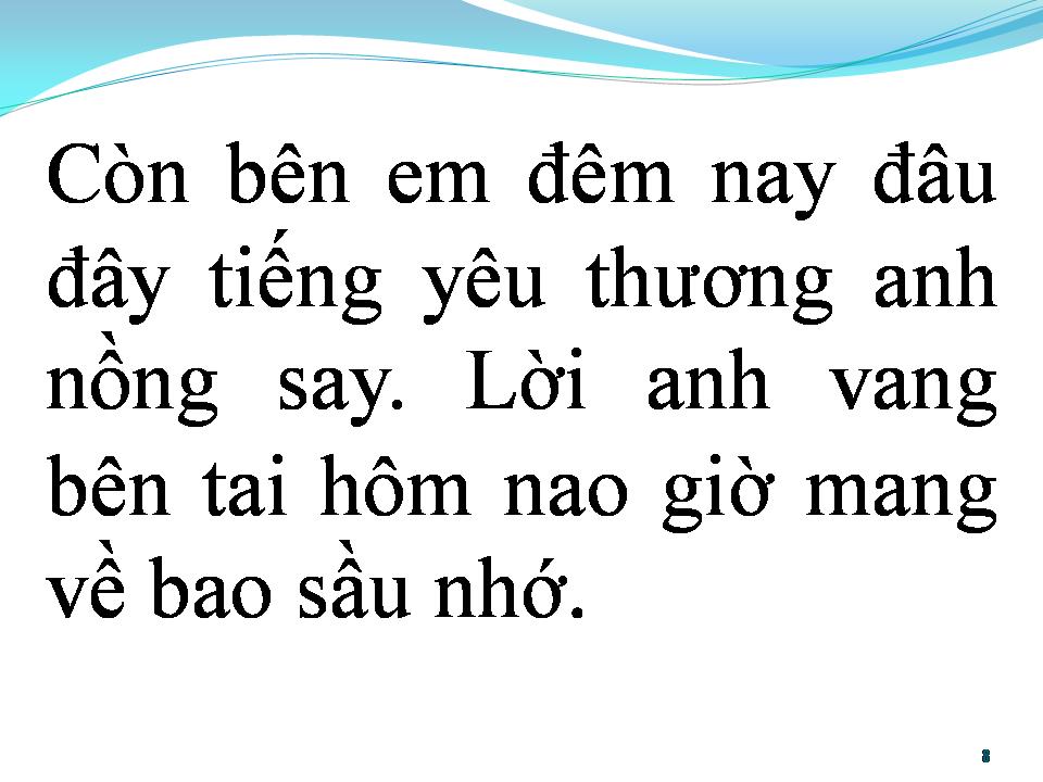 Lời bài hát BÀI HÁT CHO EM