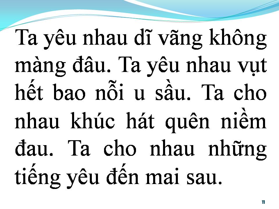 Lời bài hát BÀI HÁT CHO EM