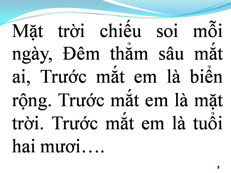 Lời bài hát BÀI HÁT TUỔI HAI MƯƠI