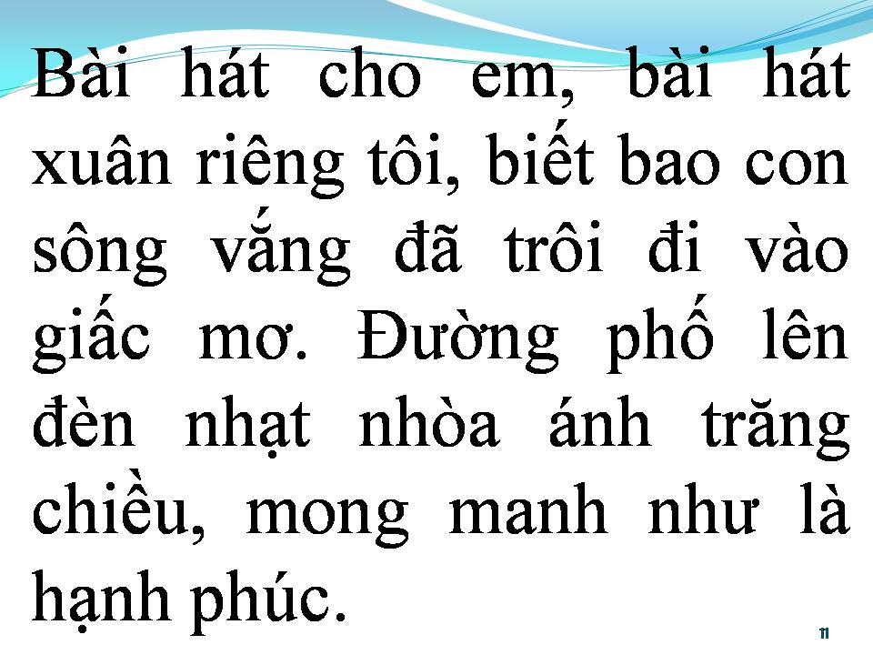 Lời bài hát BÀI HÁT XUÂN CHO EM