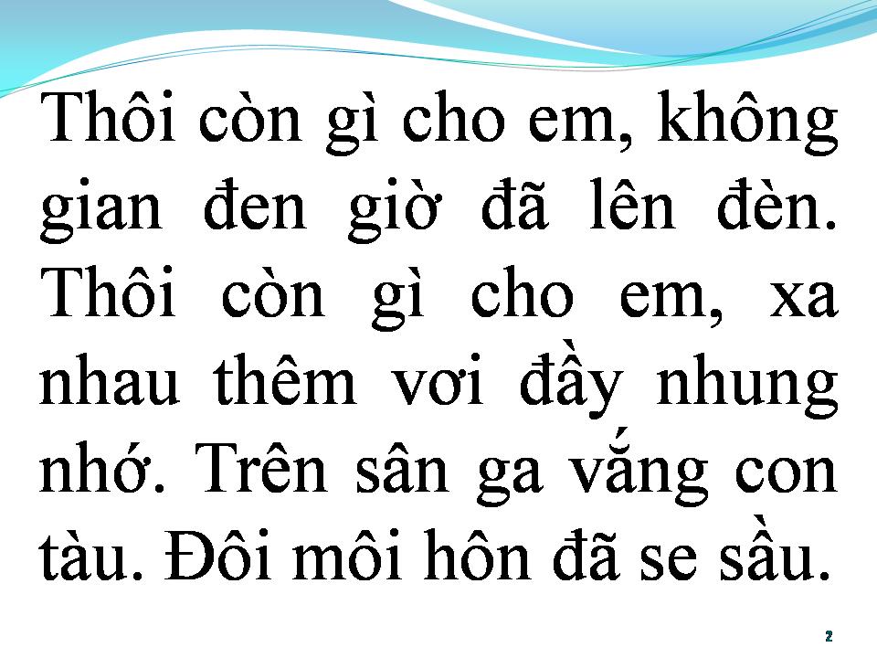 Lời bài hát BÃI HOANG
