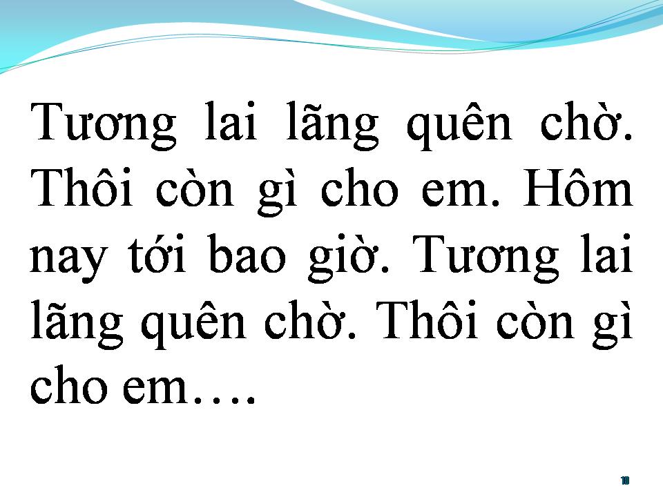Lời bài hát BÃI HOANG
