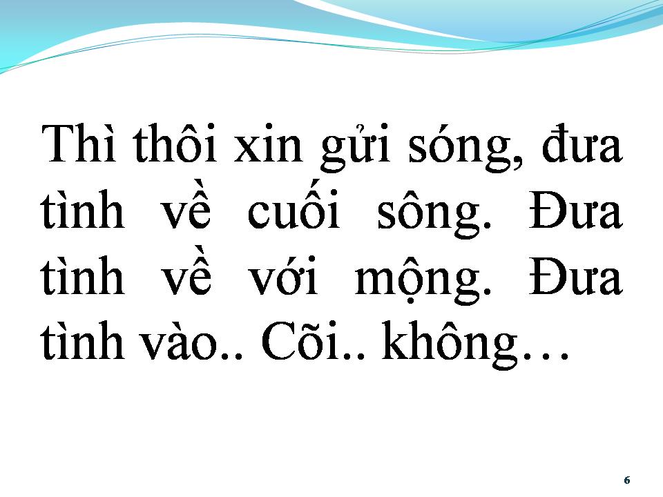Lời bài hát BÀI KHÔNG TÊN SỐ 50