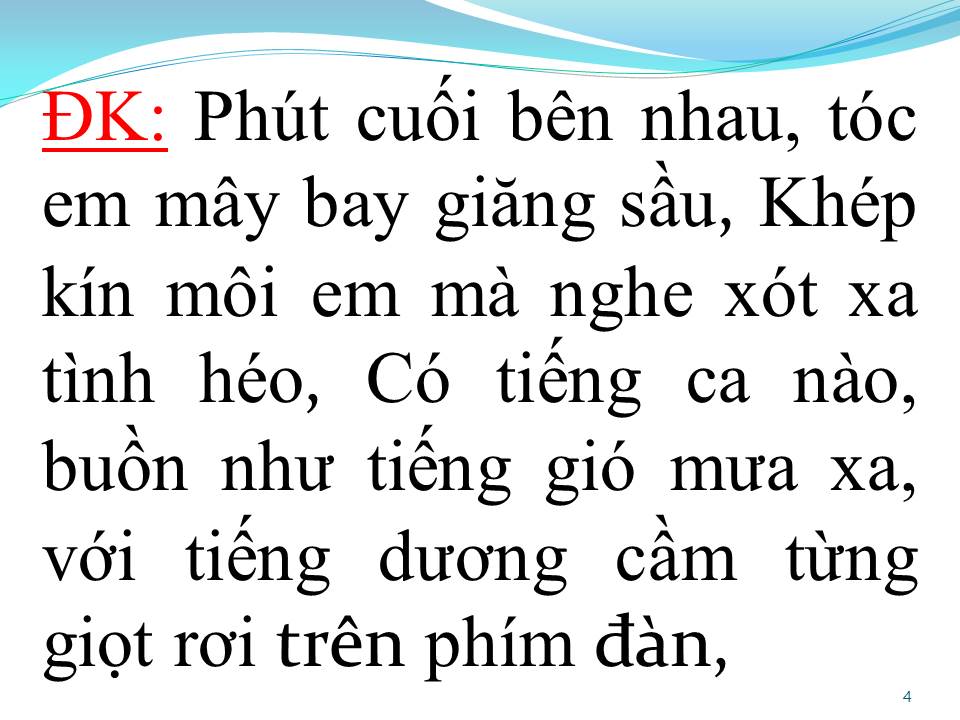 Lời bài hát BÀI TANGO TÍM