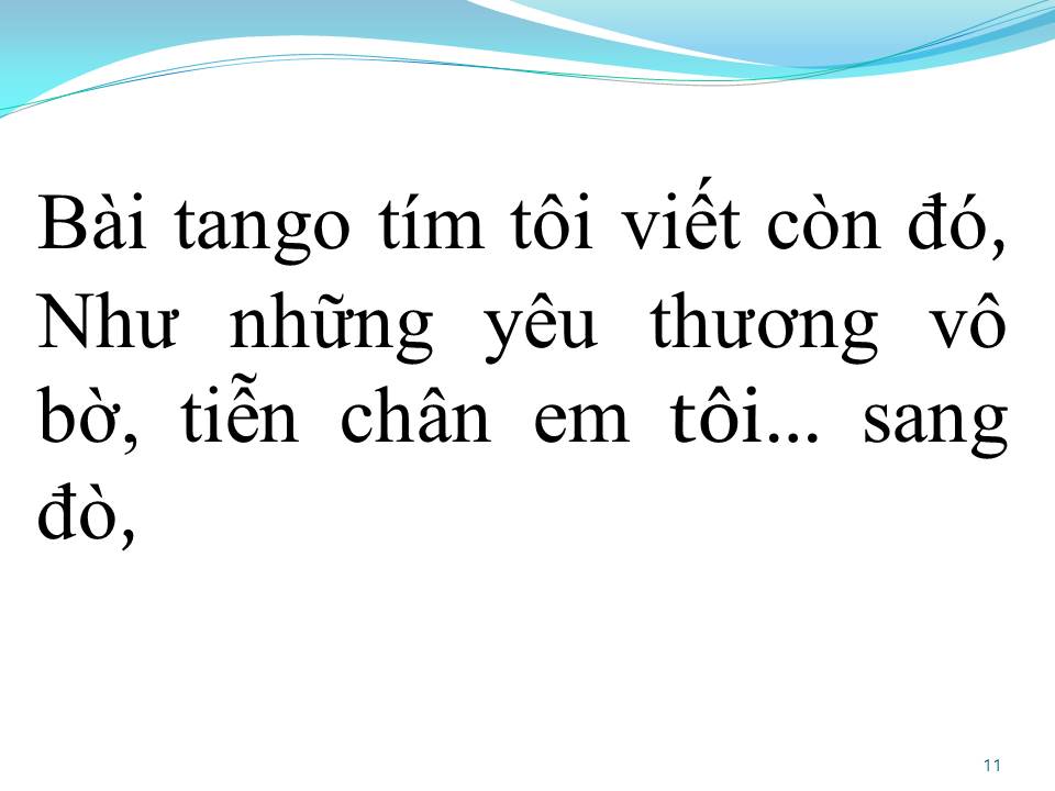 Lời bài hát BÀI TANGO TÍM