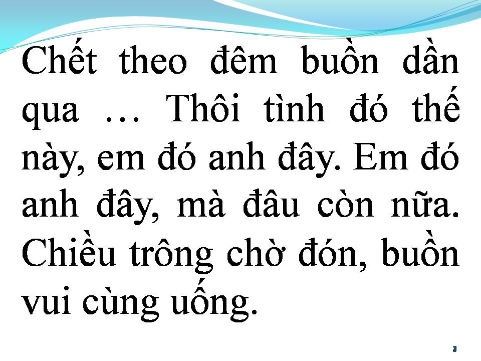 Lời bài hát BÀI THƠ CUỐI CÙNG
