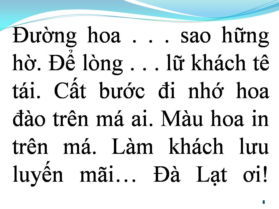 Lời bài hát BÀI THƠ HOA ĐÀO