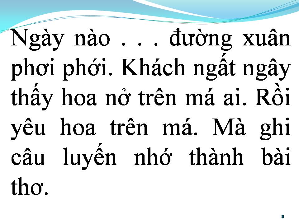 Lời bài hát BÀI THƠ HOA ĐÀO