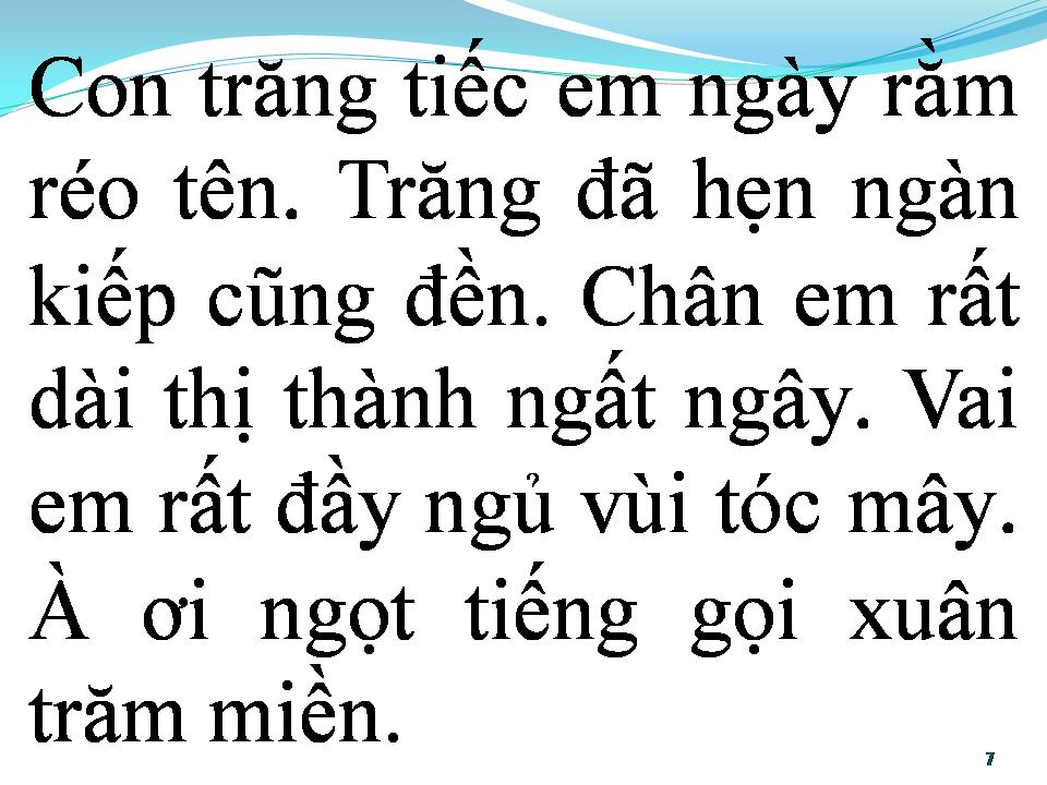 Lời bài hát BÀI TÌNH CA CHO GIAI NHÂN