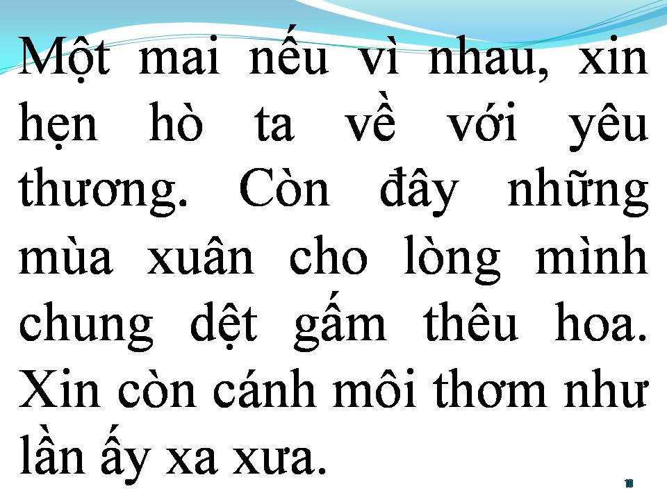 Lời bài hát BÀI TÌNH CA CHO KỶ NIỆM