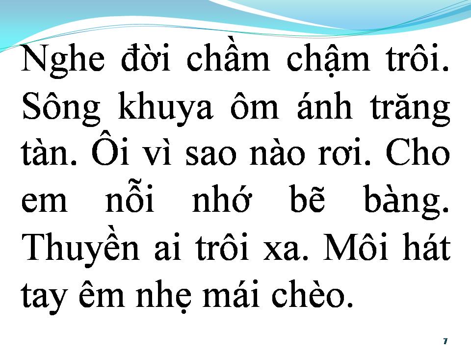 Lời bài hát BÀI TÌNH CA ĐÊM