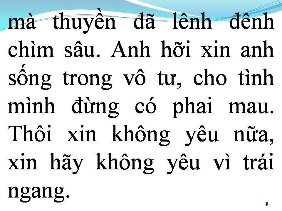 Lời bài hát BÀI TÌNH CA NHỚ