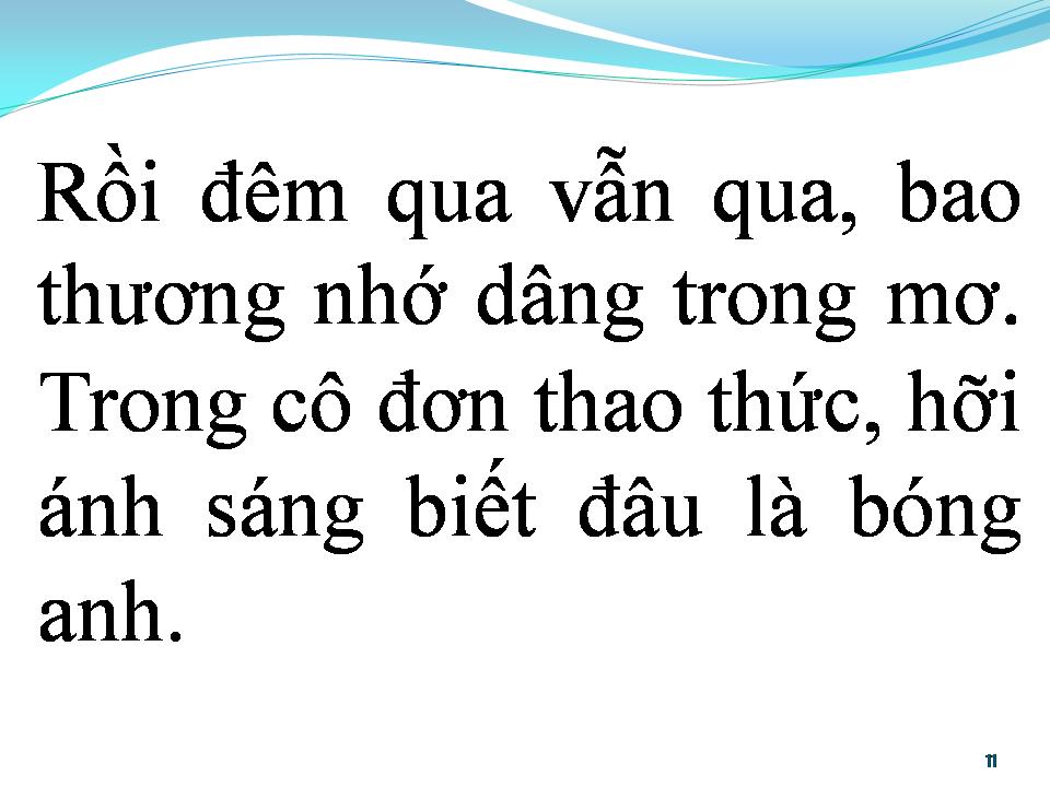 Lời bài hát BÀI TÌNH CA NHỚ