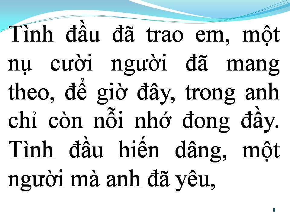 Lời bài hát BÀI TÌNH CA YÊU EM