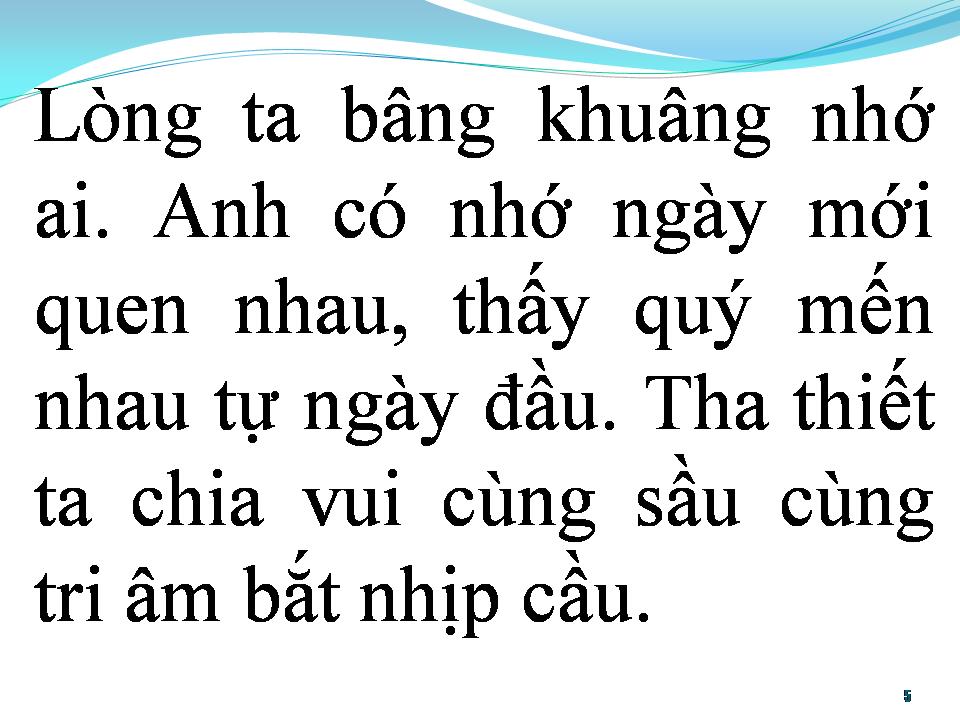 Lời bài hát BẠN CÙNG TÔI