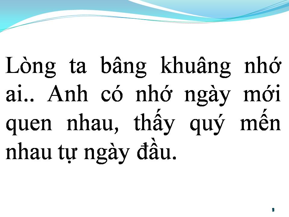 Lời bài hát BẠN CÙNG TÔI