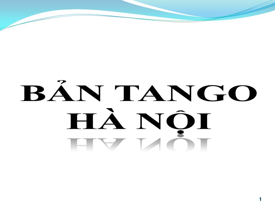 Lời bài hát BẢN TANGO HÀ NỘI