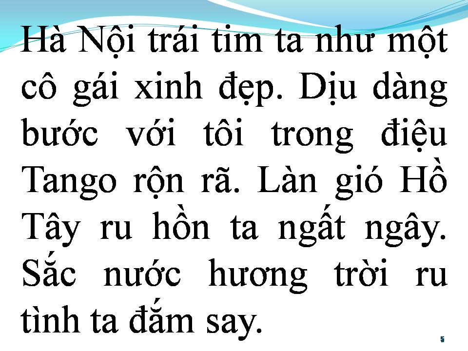Lời bài hát BẢN TANGO HÀ NỘI
