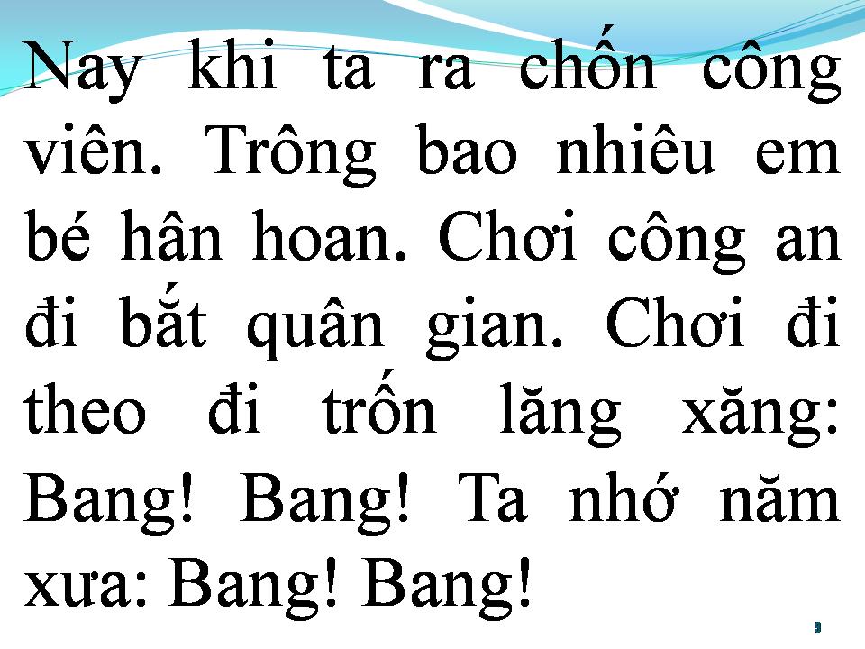 Lời bài hát BANG BANG (KHI XƯA TA BÉ)