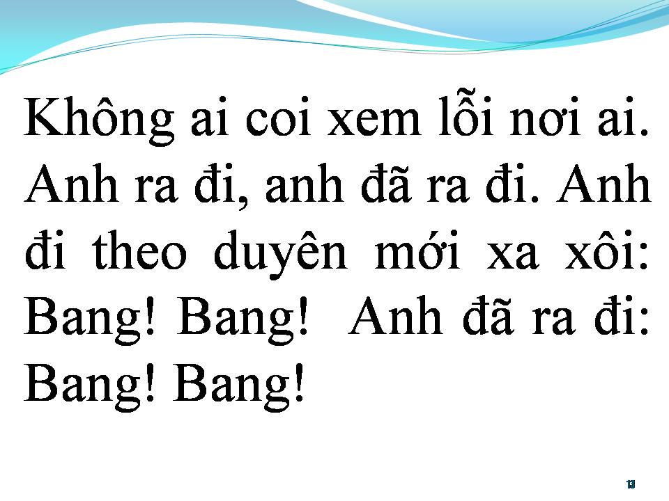 Lời bài hát BANG BANG (KHI XƯA TA BÉ)