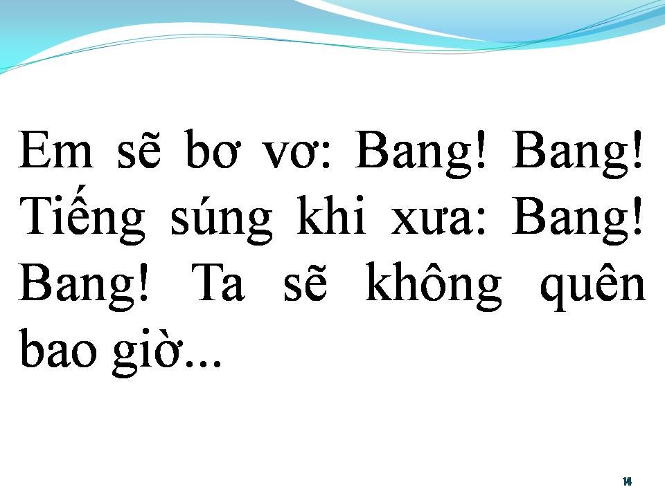 Lời bài hát BANG BANG (KHI XƯA TA BÉ)