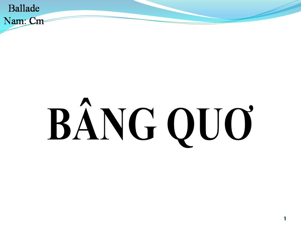 Lời bài hát BÂNG QUƠ
