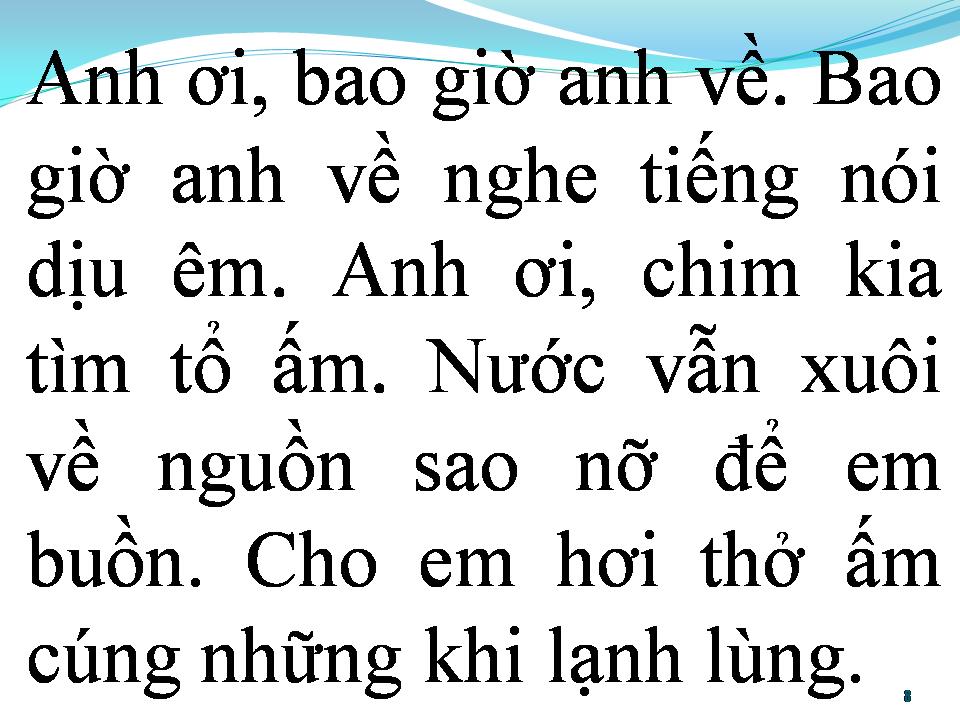 Lời bài hát BAO ĐÊM KHÔNG NGỦ