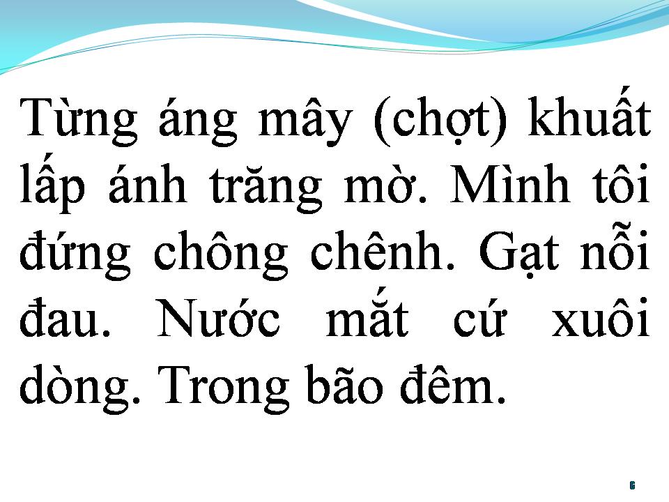 Lời bài hát BÃO ĐÊM