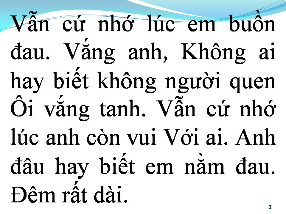 Lời bài hát BAO GIỜ