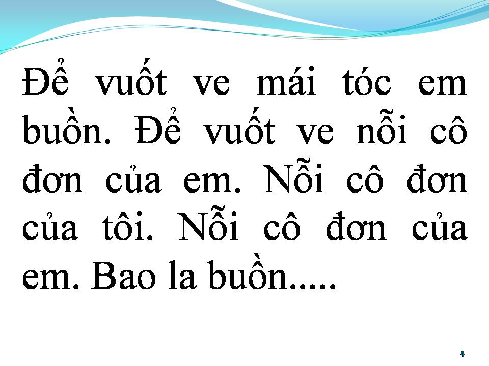 Lời bài hát BAO LA BUỒN