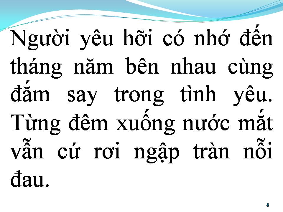 Lời bài hát BAO LỜI YÊU CHỈ LÀ GIAN DỐI