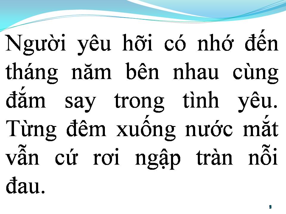 Lời bài hát BAO LỜI YÊU CHỈ LÀ GIAN DỐI