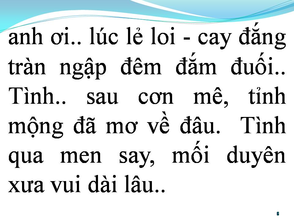 Lời bài hát BÃO TÌNH