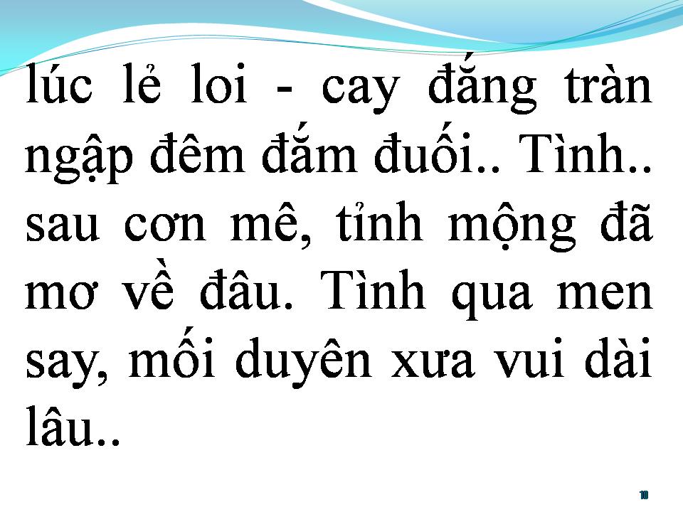 Lời bài hát BÃO TÌNH
