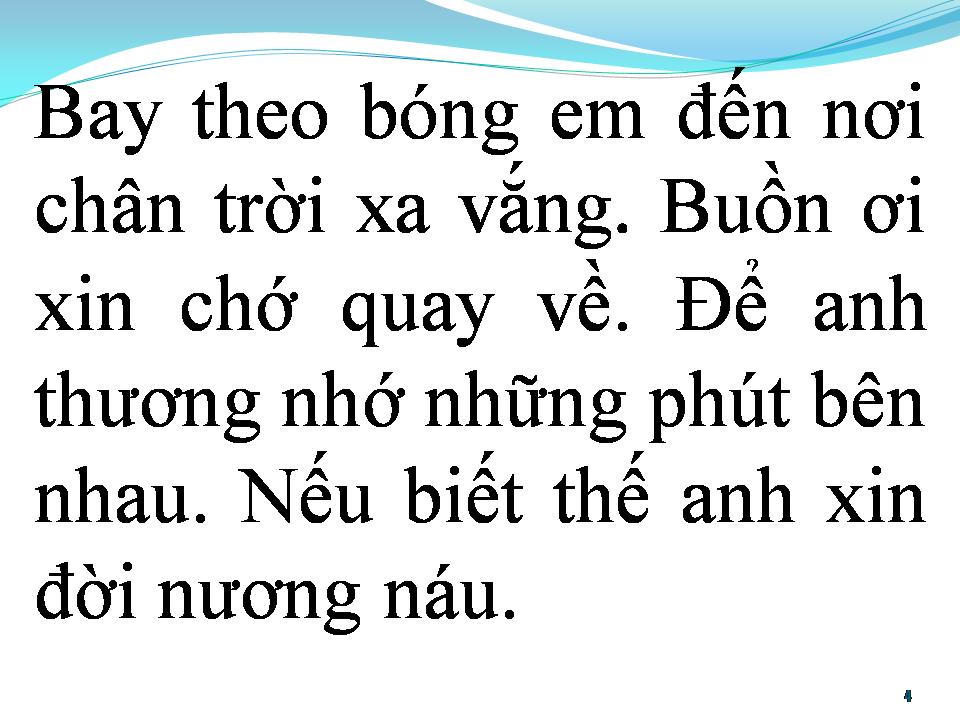 Lời bài hát BẤT CHỢT