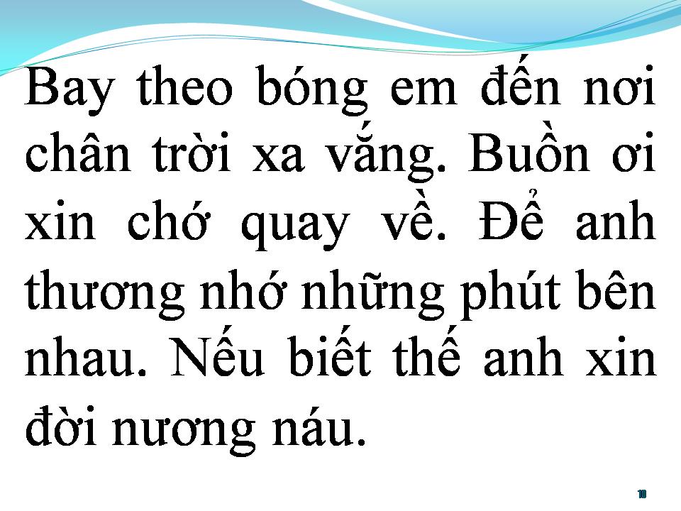 Lời bài hát BẤT CHỢT